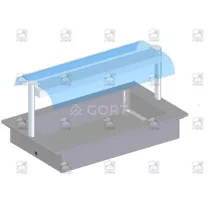 Изолированная ванна для колотого льда 960x510x170 изолированная ванна для колотого льда, 1200x700x200 mm, серии 700