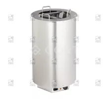 Apsildāms šķīvju dispensers, iebūvējams, 1x38 šķīvji, 420 mm