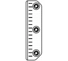 Kit knife block, 2x2 mm, Hallde, 87148