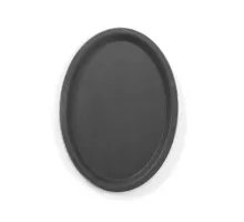 Polyester tray, non-slip, oval, 160x230mm, 