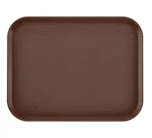 Поднос полипропиленовый fast food, средний, Cambro, коричневый, коричневый, 300x410x(H)19мм