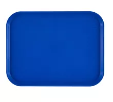 Поднос полипропиленовый fast food, большой, Cambro, синий, синий, 355x457x(H)21мм
