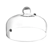 Stikla kupols ar ventilācijas atveri, Plats stikla kupols, ø260x(H)174mm, 