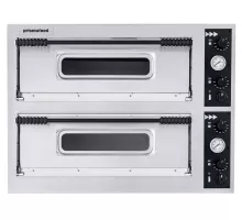 Печь для пиццы BASIC SLIM, Prismafood, 2 камеры, 400В/12000Вт, 1305x489x(H)745мм