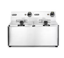 Deep fryer Kitchen Line - 2x 8L, Kitchen Line, 16L, 230V/7000W, 542x430x(H)351mm