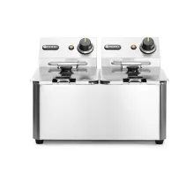 Deep fryer Kitchen Line - 2x4L, Kitchen Line, 8L, 230V/6000W, 470x380x(H)315mm