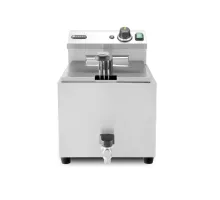Deep Fryer XL Profi Line with drain tap, 10 l, 400 V, Profi Line, 10L, 400V/6600W, 300x680x(H)420mm