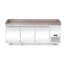 Picas dzesēšanas galds ar granīta darba virsmu, 3 durvis, Arktic, 375L, Granīts, 230V/400W, 2010x800x(H)875mm