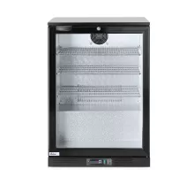 Back bar refrigerator single-door, Arktic, 105L, Black, 220-240V/120W, 600x530x(H)865mm