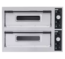 Pizza oven BASIC XL 44, Prismafood, 2 chambers, 400V/12000W, 1000x844x(H)745mm