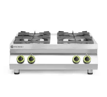 Gāzes plīts, 4 degļi, Kitchen Line – novietošanai uz darba virsmas, Kitchen Line, 19kW, 800x700x(H)310mm, 