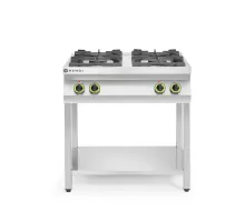 Gāezs plīts Kitchen Line ar 4 degļiem, vaļējā korpusā, Kitchen Line, 19kW, 800x700x(H)900mm