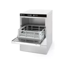 Stikla trauku mazgājamā mašīna 40x40 – elektromehāniskā vadība, Ar mazgāšanas līdzekļa sūkni, 230V/2800W, 472x566x(H)705mm, 233009