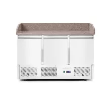Aukstuma galds picas veidošanai ar granīta virsmu, 3 durvis, papildus plaukts, Arktic, 254L, 230V/400W, 1400x700x(H)1491mm, 