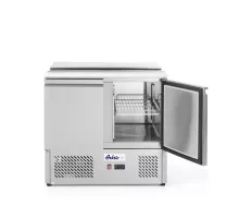 2-durvju aukstumgalds ar atveramo vāku saladetta, Arktic, 169L, 230V/310W, 700x915x(H)875mm