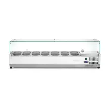 Galda aukstumvitrīna GN 1/4, Arktic, 7x GN 1/4, 230V/180W, 1505x335x(H)460mm, 