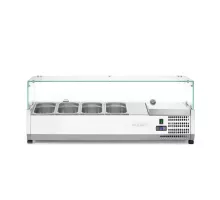 Galda aukstumvitrīna GN 1/3, Arktic, 4x GN 1/3, 230V/180W, 1208x400x(H)456mm, 
