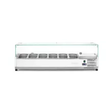 Galda aukstumvitrīna GN 1/3, Arktic, 6x GN 1/3, 230V/180W, 1405x420x(H)456mm, 