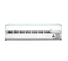 Galda aukstumvitrīna GN 1/3, Arktic, 7x GN 1/3, 230V/180W, 1605x420x(H)460mm, 