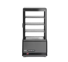 Atdzesēts displeja skapis, 68 l, Arktic, Melns, 230V/170W, 444x397x(H)875mm, 