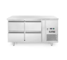 2-durvju aukstumgalds Profi Line 700 ar aukstumagregāta novietojumu labajā pusē, Arktic, Profi Line, 230V/250W, 1360x700x(H)858mm, 