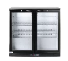 Divdurvju bāra ledusskapis, Arktic, 180L, Melns, 220-240V/160W, 900x540x(H)890mm, 