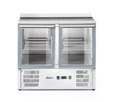 2-durvju aukstumvitrīna ar paceļamu vāku, Arktic, 247L, 230V/145W, 900x700x(H)860mm