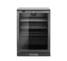 Back bar refrigerator single-door, Arktic, 105L, Black, 220-240V/120W, 600x530x(H)870mm