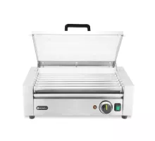 Desiņu sildīšanas grils, 1 zona ar enerģijas taupīšanas vāku, 230V/620W, 566x375x(H)259mm