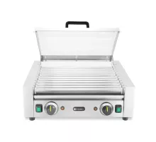 Desiņu sildīšanas grils - 2 zonas ar enerģijas taupīšanas vāku, 220-240V/980W, 566x527x(H)259mm
