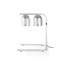 2 lamp infrared food warmer bridge, Silver, 230V/250W, 453x360x(H)790mm, 