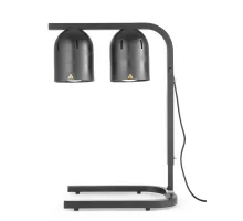 2 lamp infrared food warmer bridge, Black, 230V/250W, 453x360x(H)790mm, 