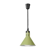 Paceļama un nolaižama koniska siltuma lampa, Zaļš, 230V/250W, ⌀275x(H)250mm