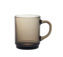 Glāze ar rokturi VERSAILLES SEPIA, Duralex, 0,26L, Brūns, 6 gab., ⌀72x(H)89mm