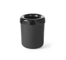 Galda konteiners atkritumiem vai galda piederumiem, Melns, ø130x(H)160mm, 