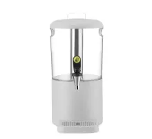 Sulas dozators, 4 l UNIQ, designed by Robert Bronwasser, 4L, Balts, 315x211x(H)431mm