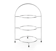 Serving stand for plates, plates max. Ø 275 mm, 290x290x(H)440mm, 