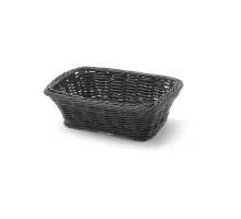 Bakery basket, Black, 190x130x(H)60mm, 