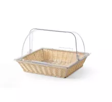 Basket with roll top cover, Basket & Cover, GN 2/3, 365x335x(H)245mm, 