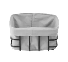 Bakery basket with bag, square, 190x190x(H)100mm, 