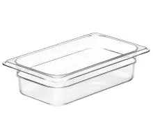 Camwear GN 1/4 konteiners no polikarbonāta, Cambro, GN 1/4, 1,7L, Caurspīdīgs, 162x265x(H)65mm