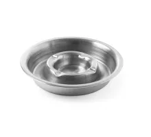Pelnutrauks ar padziļinājumu pelniem, ø160x(H)30mm, 