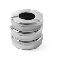 Pelnutrauks ar vāku, 3 gab., ø90x(H)28mm, 