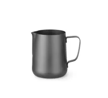 Krūze piena putošanai, melna, 0,6L, ø90x(H)112mm