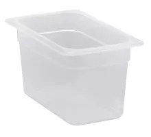 GN 1/4 konteiners no caurspīdīga polipropilēna, Cambro, GN 1/4, 3,7L, Caurspīdīgs, 162x265x(H)150mm
