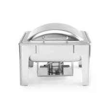 Chafing dish GN 1/2 satin finish, Profi Line, 4L, 365x370x(H)280mm, 