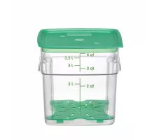 Food container CamSquares Fresh Pro , Cambro, 3,8L, Transparent, 191x191x(H)183mm