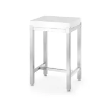 Polyethylene butcher block with base, 505663 + 505670, 500x400x(H)830mm, 
