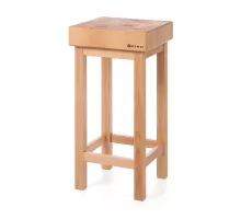 Wooden butcher block with base, 500x400x(H)200mm, 