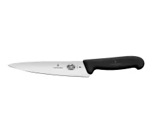 Нож кухонный, широкое лезвие, Victorinox, черный, (L)314 мм